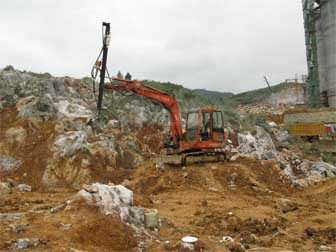 貴州大方土石方工程（斗山5.5噸舊挖機(jī)改裝）